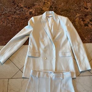 Zara off white suit